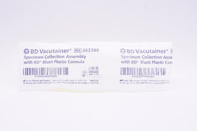 BD 303380 Vacutainer Specimen Collection Assembly With Blunt Plastic Cannula